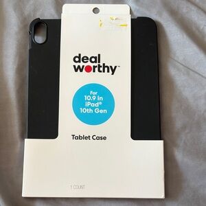 Deal Worthy Black Case for iPad 10th Gen